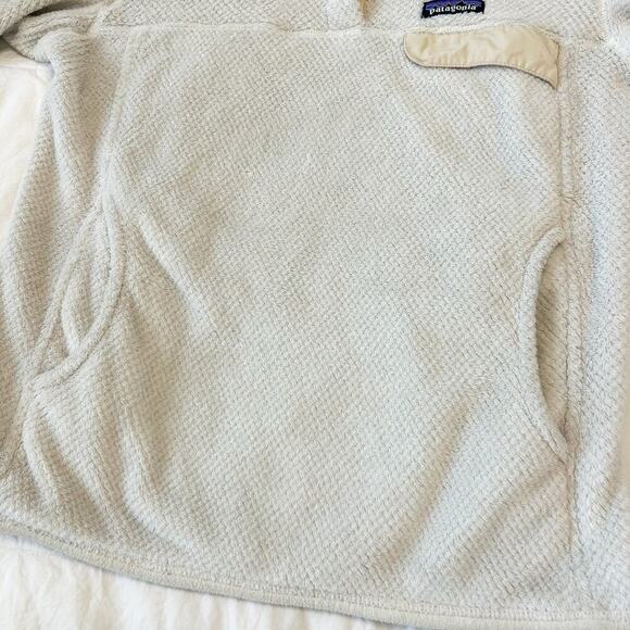Patagonia Re-Tool Snap-T Fleece Pullover Ivory Cream Women’s Size Medium - Picture 5 of 8